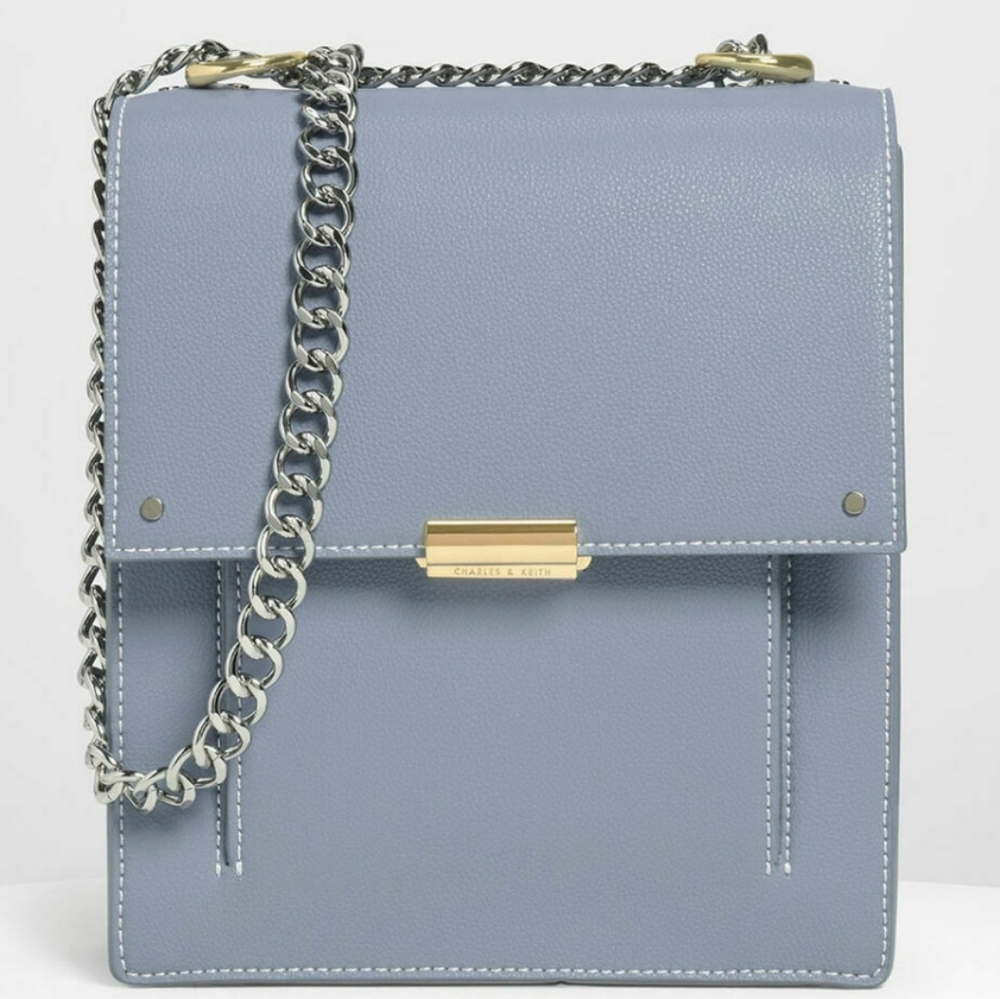 BRAND NEW CHARLES & KEITH Chain Strap Messenger